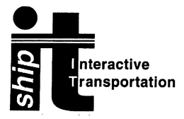 SHIPIT INTERACTIVE TRANSPORTATION trademark
