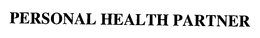 PERSONAL HEALTH PARTNER trademark