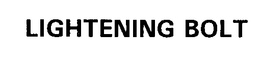 LIGHTENING BOLT trademark