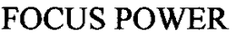 FOCUS POWER trademark