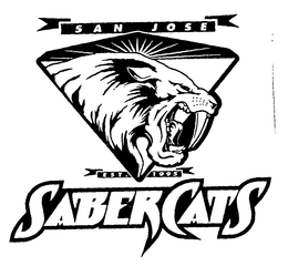 SAN JOSE SABERCATS trademark
