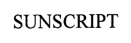 SUNSCRIPT trademark