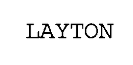 LAYTON trademark