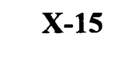 X-15 trademark