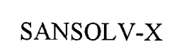 SANSOLV-X trademark
