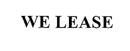 WE LEASE trademark