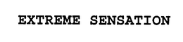 EXTREME SENSATIONS trademark