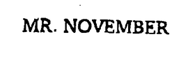 MR. NOVEMBER trademark