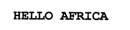 HELLO AFRICA trademark
