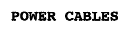 POWER CABLES trademark