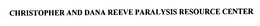 CHRISTOPHER AND DANA REEVE PARALYSIS RESOURCE CENTER trademark