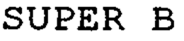 SUPER B trademark