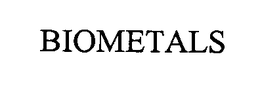 BIOMETALS trademark