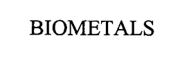 BIOMETALS trademark