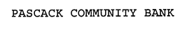 PASCACK COMMUNITY BANK trademark