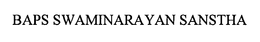 BAPS SWAMINARAYAN SANSTHA trademark