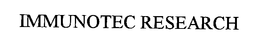 IMMUNOTEC RESEARCH trademark