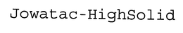 JOWATAC-HIGHSOLID trademark