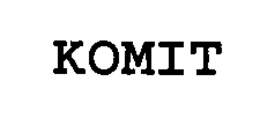 KOMIT trademark