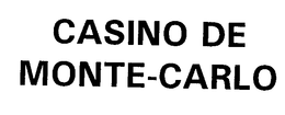 CASINO DE MONTE-CARLO trademark