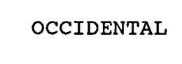 OCCIDENTAL trademark