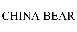 CHINA BEAR trademark