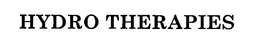 HYDRO THERAPIES trademark
