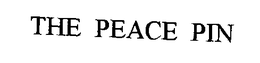 THE PEACE PIN trademark