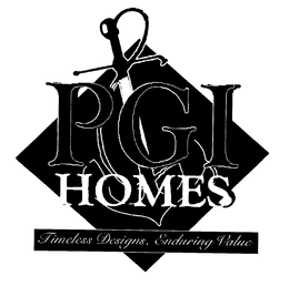 PGI HOMES TIMELESS DESIGNS, ENDURING VALUE trademark