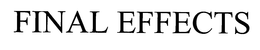 FINAL EFFECTS trademark
