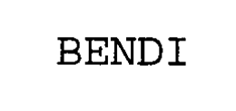 BENDI trademark