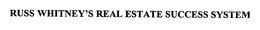 RUSS WHITNEY'S REAL ESTATE SUCCESS SYSTEM trademark