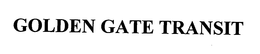 GOLDEN GATE TRANSIT trademark