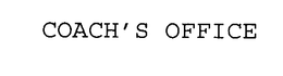 COACH'S OFFICE trademark