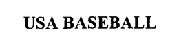 USA BASEBALL trademark