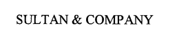 SULTAN & COMPANY trademark