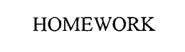 HOMEWORK trademark