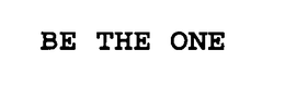 BE THE ONE trademark