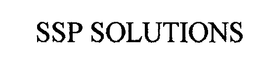 SSP SOLUTIONS trademark