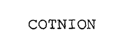 COTNION trademark