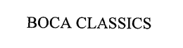 BOCA CLASSICS trademark