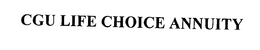 CGU LIFE CHOICE ANNUITY trademark
