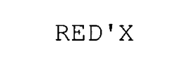 RED'X trademark