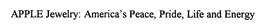 APPLE JEWELRY: AMERICA'S PEACE, PRIDE, LIFE AND ENERGY trademark