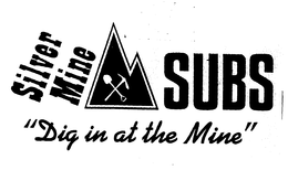 SILVER MINE SUBS "DIG IN AT THE MINE" trademark