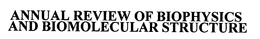 ANNUAL REVIEW OF BIOPHYSICS AND BIOMOLECULAR STRUCTURE trademark