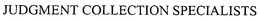JUDGMENT COLLECTION SPECIALISTS trademark