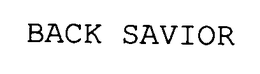 BACK SAVIOR trademark