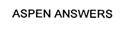 ASPEN ANSWERS trademark