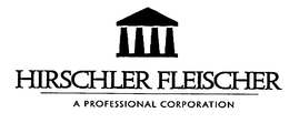 HIRSCHLER FLEISCHER A PROFESSIONAL CORPORATION trademark